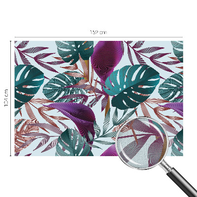 Selbstklebende Fototapete für die Wand Tropische Zusammensetzung