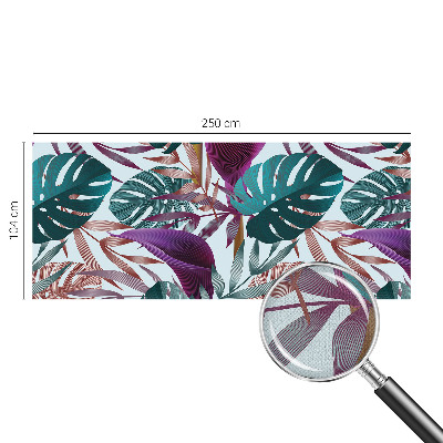 Selbstklebende Fototapete für die Wand Tropische Zusammensetzung