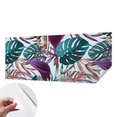 Selbstklebende Fototapete für die Wand Tropische Zusammensetzung