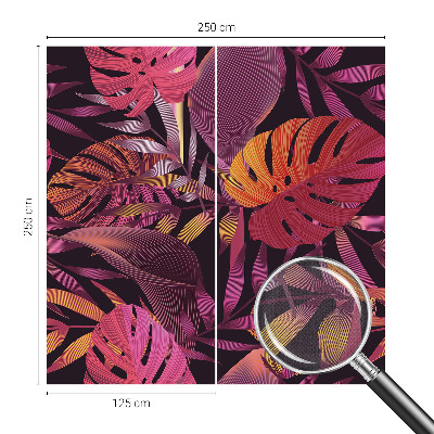 Hochwertige Bildtapete Exotische Blätter