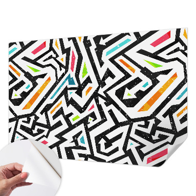 Selbstklebende Fototapete mit abstraktem Mosaikmotiv