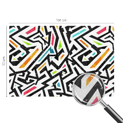 Selbstklebende Fototapete mit abstraktem Mosaikmotiv