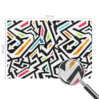 Selbstklebende Fototapete mit abstraktem Mosaikmotiv