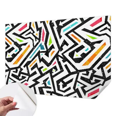 Selbstklebende Fototapete mit abstraktem Mosaikmotiv