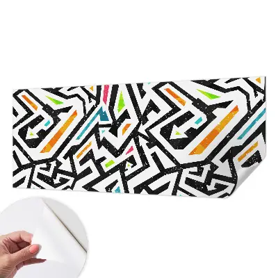 Selbstklebende Fototapete mit abstraktem Mosaikmotiv