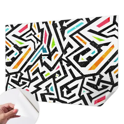 Selbstklebende Fototapete mit abstraktem Mosaikmotiv
