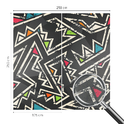 Selbstklebende Fototapete fürs Kinderzimmer Energetische Geometrie