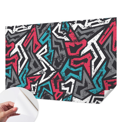Selbstklebende Fototapete fürs Schlafzimmer mit abstraktem Mosaikmotiv