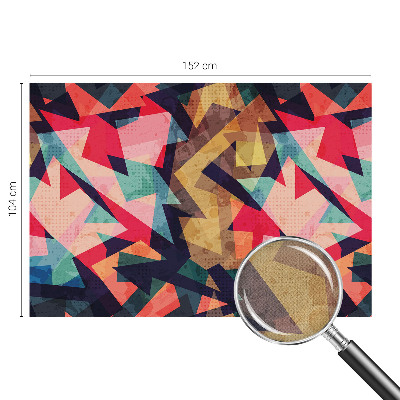 Fototapete in 3D-Optik Buntes Muster