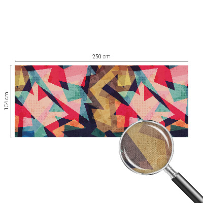 Fototapete in 3D-Optik Buntes Muster