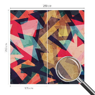 Fototapete in 3D-Optik Buntes Muster