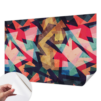 Fototapete in 3D-Optik Buntes Muster