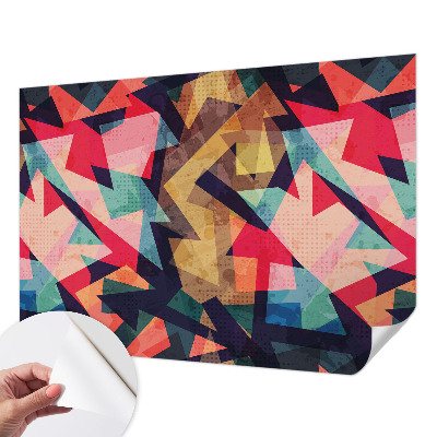 Fototapete in 3D-Optik Buntes Muster