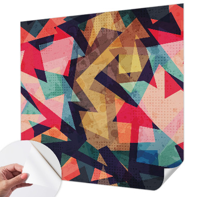 Fototapete in 3D-Optik Buntes Muster