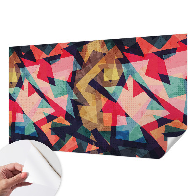 Fototapete in 3D-Optik Buntes Muster