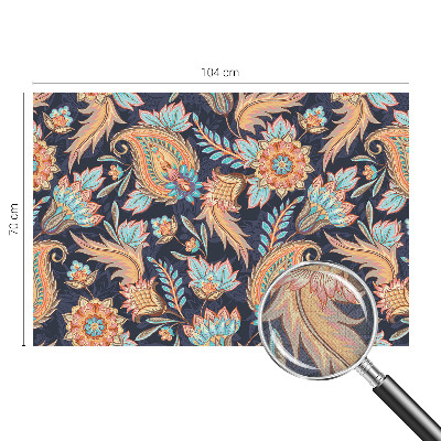 13D-Fototapete fürs Wohnzimmer Blumenmuster