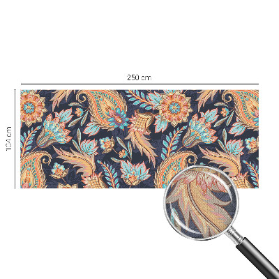 13D-Fototapete fürs Wohnzimmer Blumenmuster