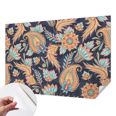 13D-Fototapete fürs Wohnzimmer Blumenmuster