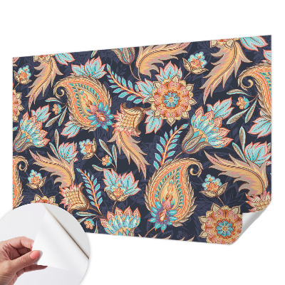 13D-Fototapete fürs Wohnzimmer Blumenmuster