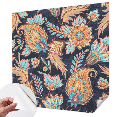 13D-Fototapete fürs Wohnzimmer Blumenmuster