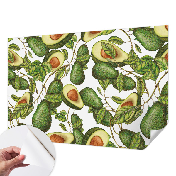 Motivtapete nach Maß mit Avocado-Motiv