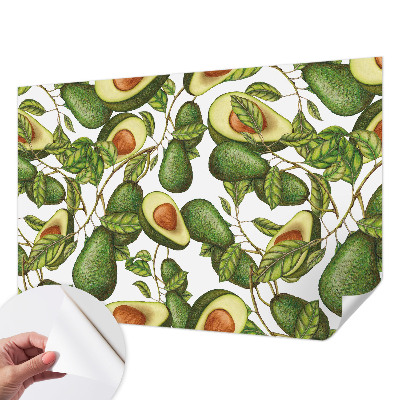 Motivtapete nach Maß mit Avocado-Motiv