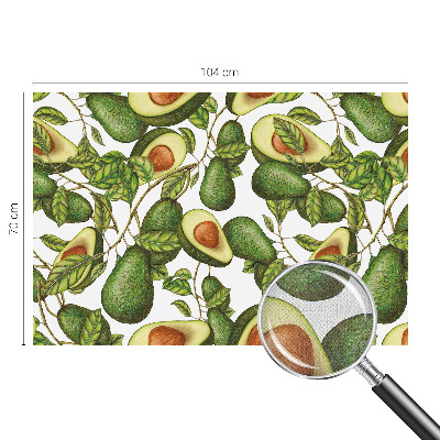 Motivtapete nach Maß mit Avocado-Motiv