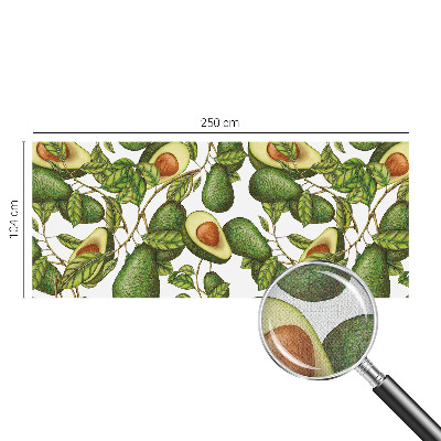 Motivtapete nach Maß mit Avocado-Motiv