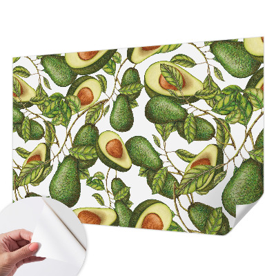 Motivtapete nach Maß mit Avocado-Motiv