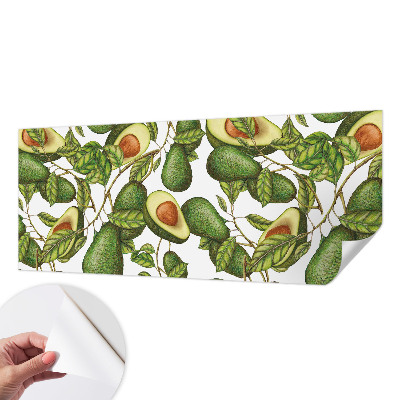 Motivtapete nach Maß Avocado-Muster