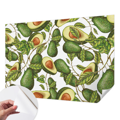 Motivtapete nach Maß mit Avocado-Motiv