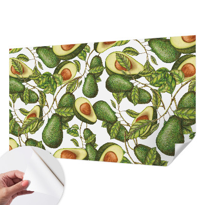 Motivtapete nach Maß mit Avocado-Motiv