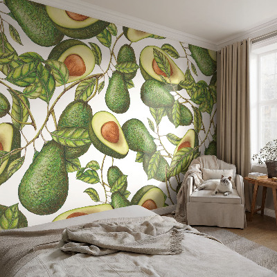 Motivtapete nach Maß mit Avocado-Motiv