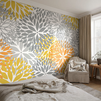 Motivtapete fürs Wohnzimmer Blumenenergie