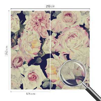 Vintage tapete Blumenstrauß