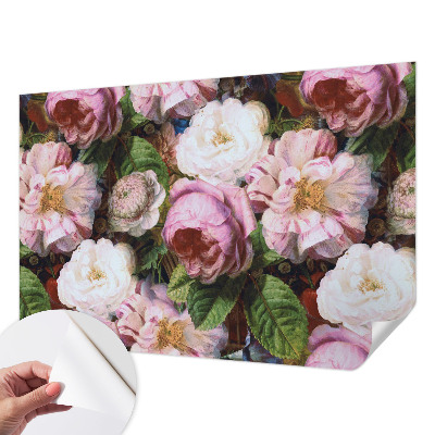 Hochwertige Bildtapete mit floralem Motiv