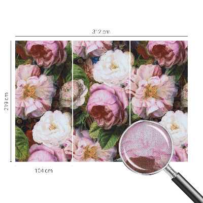 Hochwertige Bildtapete Florale Eleganz