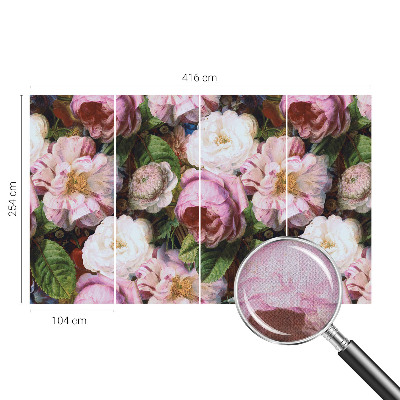 Hochwertige Bildtapete Florale Eleganz