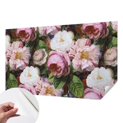 Hochwertige Bildtapete mit floralem Motiv