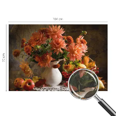 Selbstklebende Fototapete mit einer Herbstkomposition