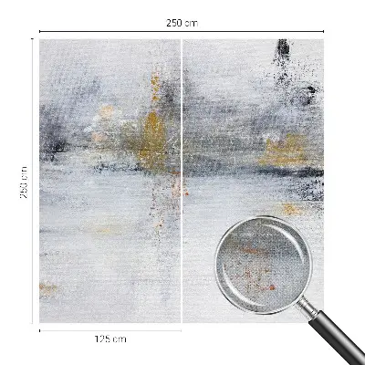 Selbstklebende Fototapete fürs Wohnzimmer mit harmonischer abstrakter Gestaltung