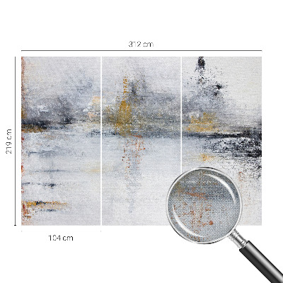 Selbstklebende Fototapete fürs Wohnzimmer Harmonische Abstraktion