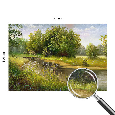 14D-Fototapete mit ländlicher Landschaftsaufnahme