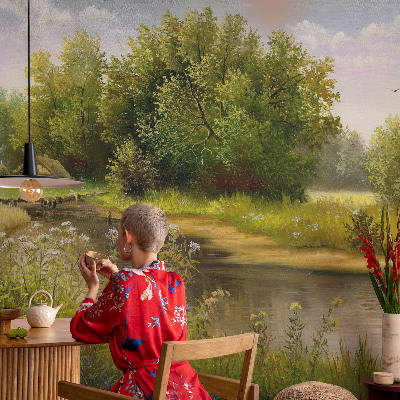 14D-Fototapete Ländliche Landschaft