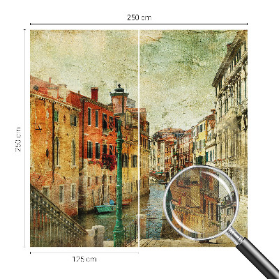 14D-Fototapete fürs Wohnzimmer Stadteindruck