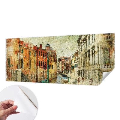 14D-Fototapete fürs Wohnzimmer Stadteindruck