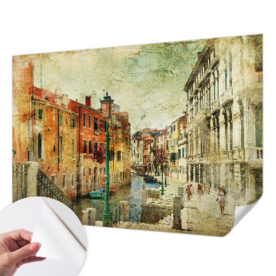 14D-Fototapete fürs Wohnzimmer Stadteindruck