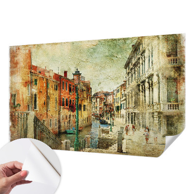 14D-Fototapete fürs Wohnzimmer Stadteindruck