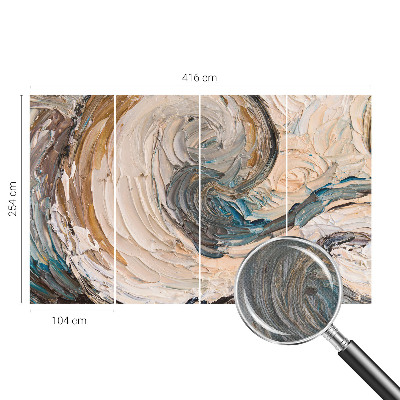 Fototapete nach Maß Bunte Wirbel