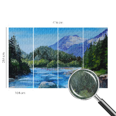 Motivtapete nach Maß Berglandschaft